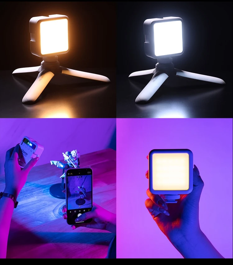 Ulanzi VL49 RGB видео светильник 2000mAh 2500K-9000K портативный мини-светильник для фотосъемки