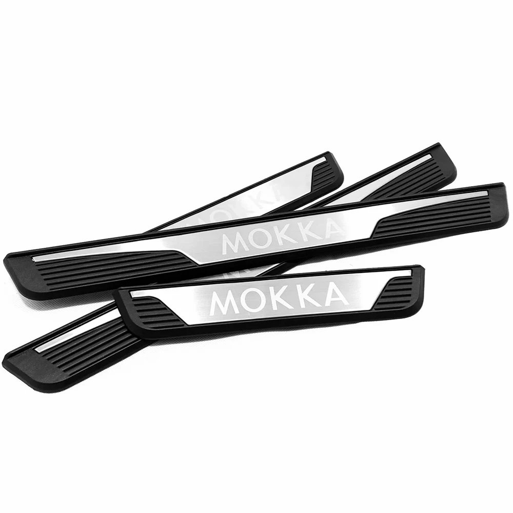 

SIDE DOOR SILL SCUFF PLATE COVER MOLDING GARNISH FOR OPEL MOKKA X VAUXHALL ACCESSORIES CAR-STYLING