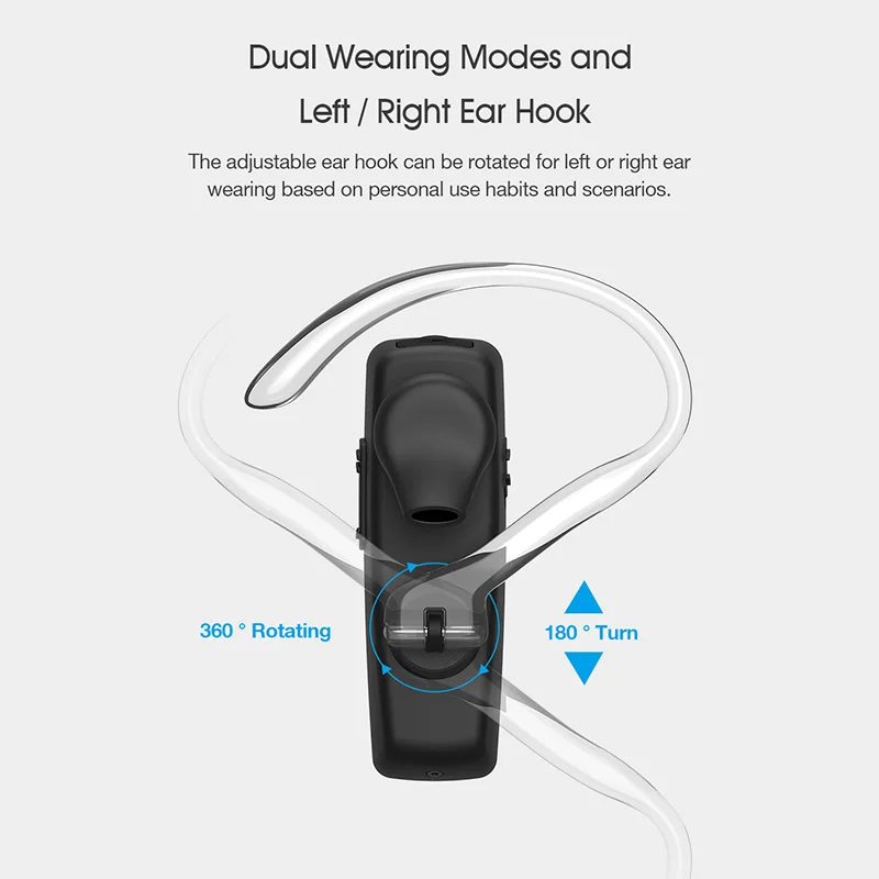 Римская Беспроводная bluetooth-гарнитура деловые наушники свободные руки микрофон