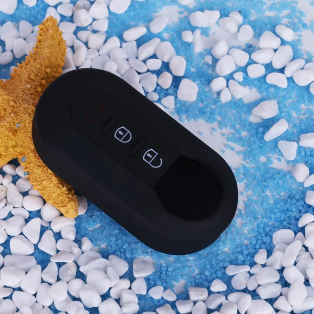 

Protector Key Cover Remote Fob Silicone 1 Pcs Black High Quality Durable