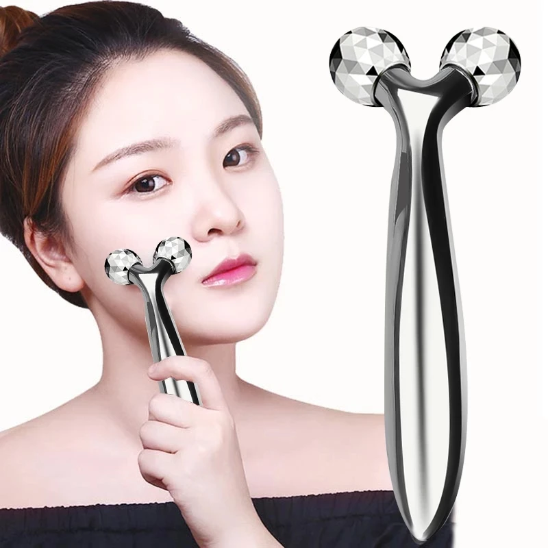 

Roller Massager Massage Instrument 3D Face Lift 360 Rotate Roller Massager Y Shape For Face Lifting Wrinkle Remover Dropshipping