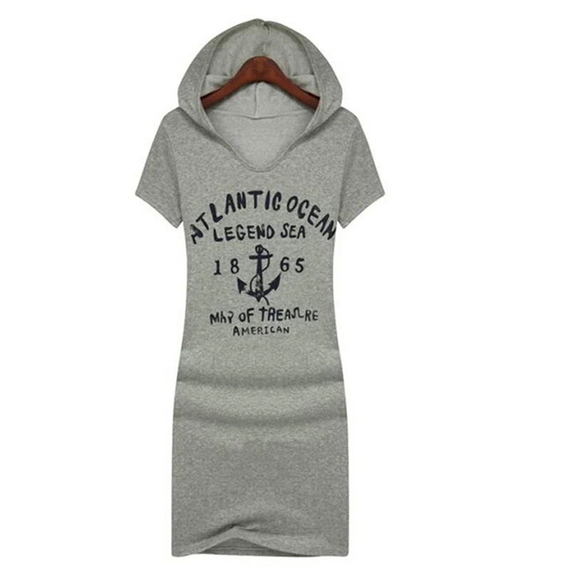 

New Large Size Dress Women Summer Casual Girl Dress Beach Dress Print Letter Fashion Women Summer Short Sleeve Ladies Casual