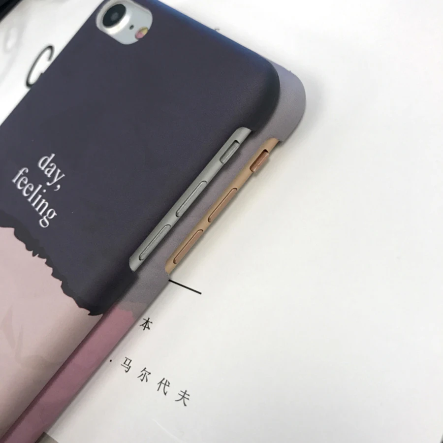 Простой и свежий чехол для iphone x max 7 8 plus матовый xr телефона xs 6s чехлы телефонов