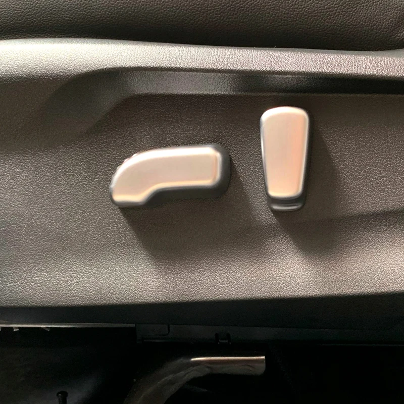 

For Subaru Forester 2019 Car Accessories Interior Car Seat Adjustment Button Decorative Trim 2pcs