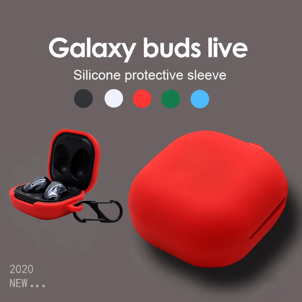 Cover for Samsung Galaxy Buds Live Case Shell Accessories Anti-drop Shockproof Soft Silicone Earphone Protector Z0825 | Электроника