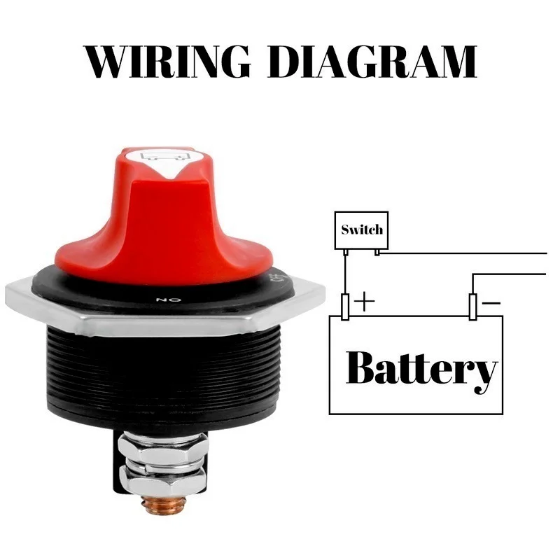 100 А переключатель аккумулятора для автомобиля RV поворотный разъем питания
