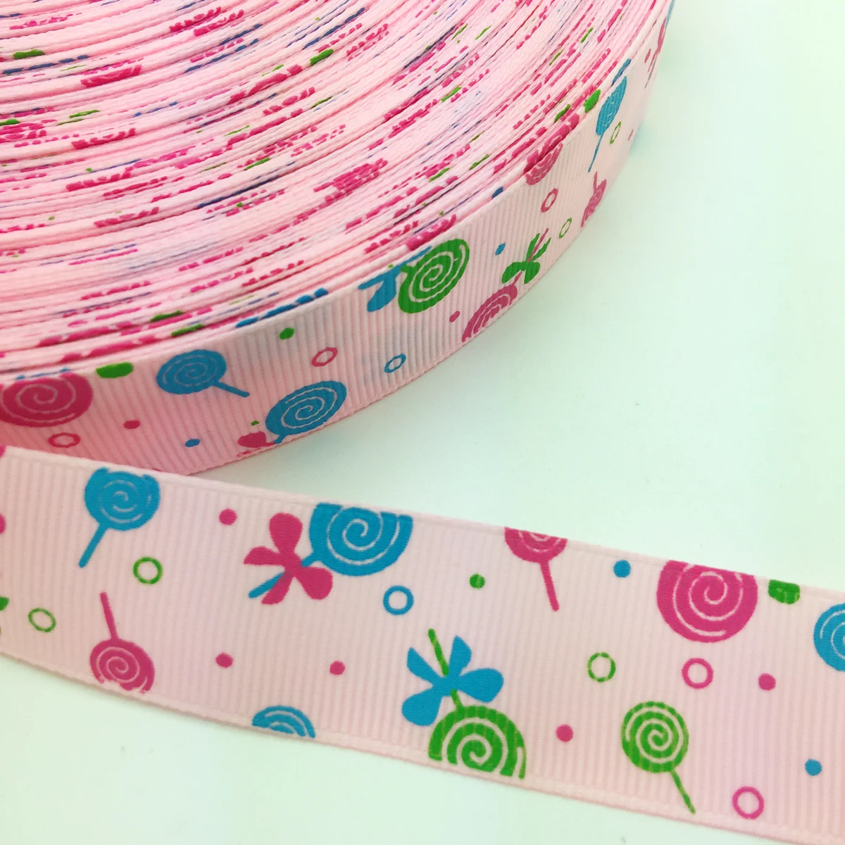 Новинка сделай сам 5 ярдов 1 'ཕ мм лента в рубчик с принтом клубники для шитья