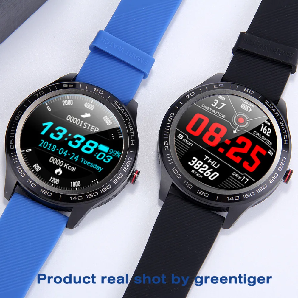 Greentiger L9 Смарт-часы для мужчин ЭКГ+ PPG пульсометр кровяное давление кислородный монитор IP68 Водонепроницаемый Bluetooth Smartwatch VS L5 L7 L8