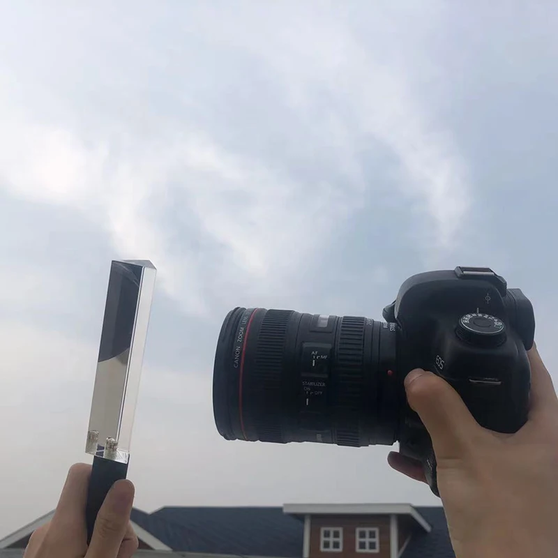 Треугольная призма для фотосъемки с подставкой радужные призмы фильтры эффектов