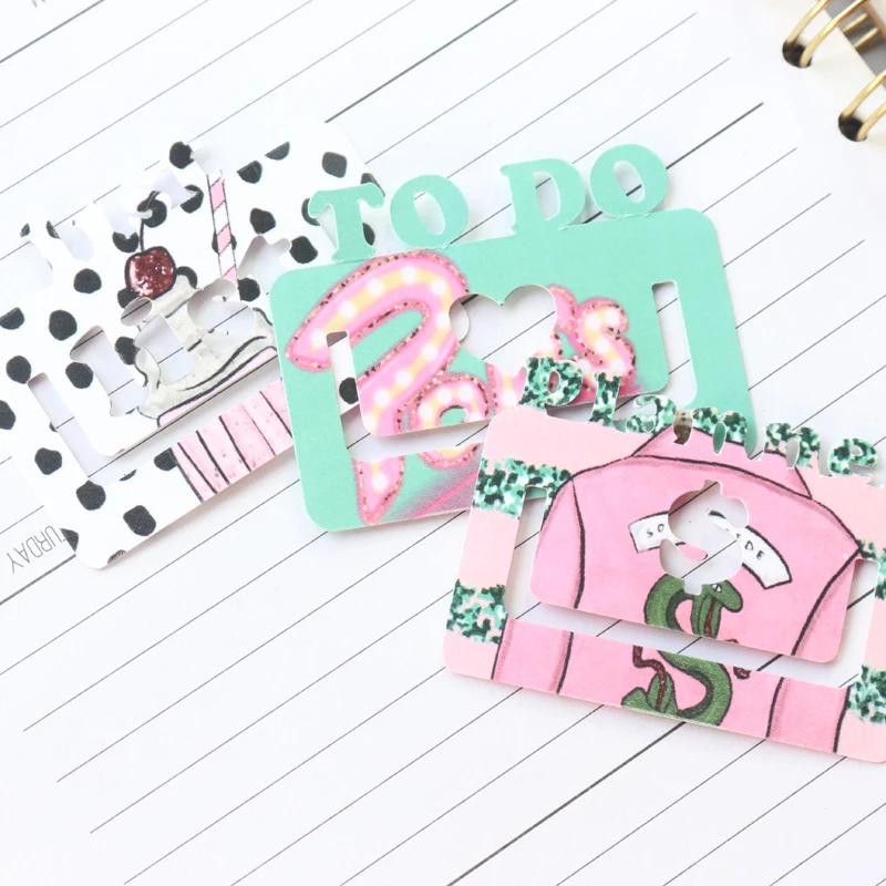 Индексный разделитель Domikee ручной работы милый органайзер для дневника офиса