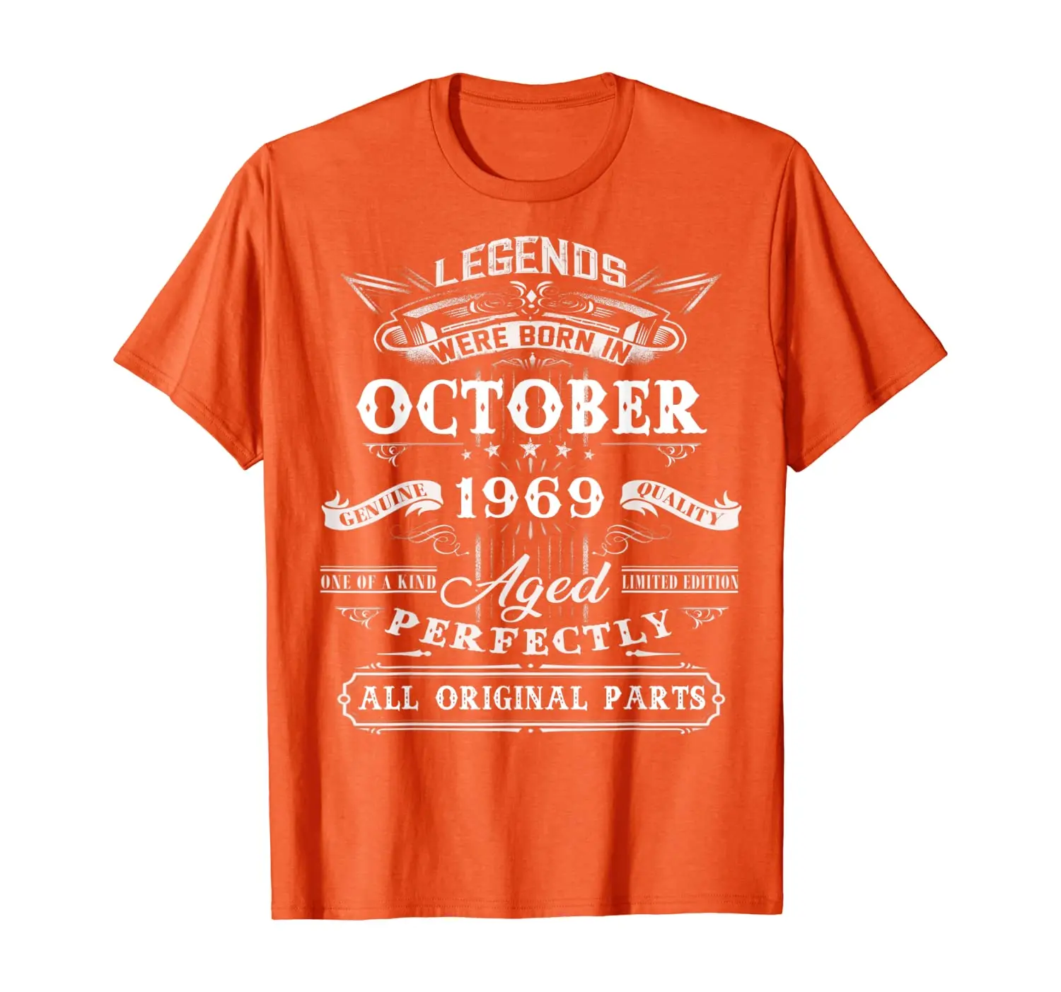 

Vintage October Shirt 1969 Birthday Gift For 50 Yrs Old D1 T-Shirt
