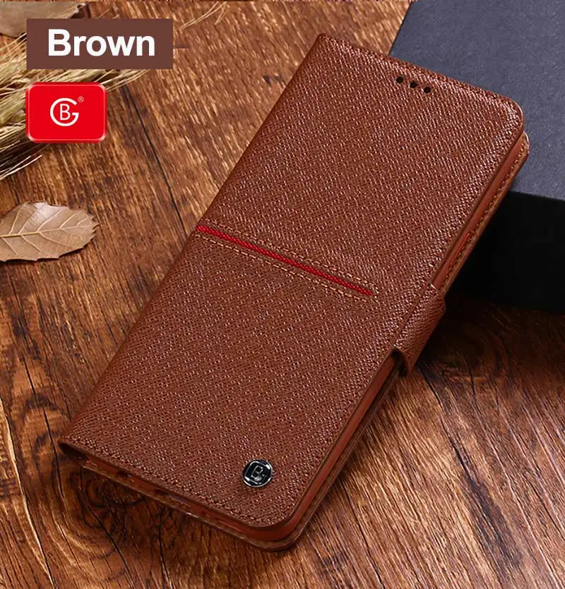 Brown Брендовый Роскошный чехол-кошелек из натуральной кожи, новинка, для Apple iPhone 11 Pro Max, для телефона, противоударный, 360, защитный, задний, флип-чехол, чехол s - Цвет: Brown