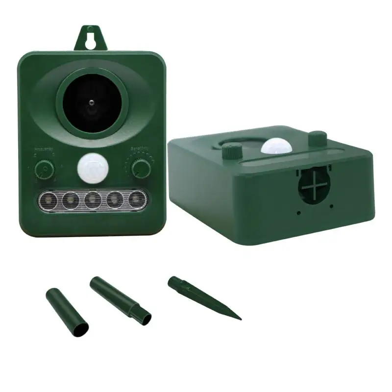 

solar Cat Dog repeller Ultrasonic Animal Chaser Outdoor Repellent Drive Away Rabbit Bat Bird Fox Boar Raccoon Deterrent Scarer
