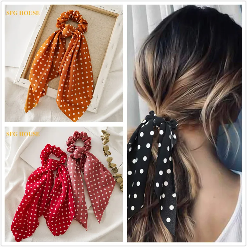 Женские резинки для волос эластичные с цветочным принтом| |