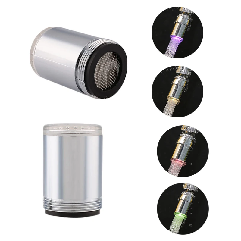 Светодиодный светильник для кухни и ванной 1 шт. цветной сменный светящийся кран