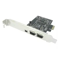 firewire cardpcie firewire 800 adapter for windows 10 with low profile bracket and cable3 ports 2x6 pin 1x4 pin ieee 1394