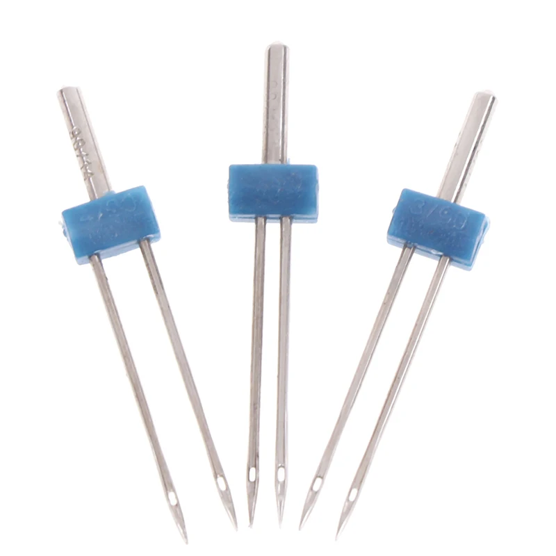 

3pcs 2mm 3mm 4mm Stretch Double Twin Needle Pins Sewing Machine Needlework Tool