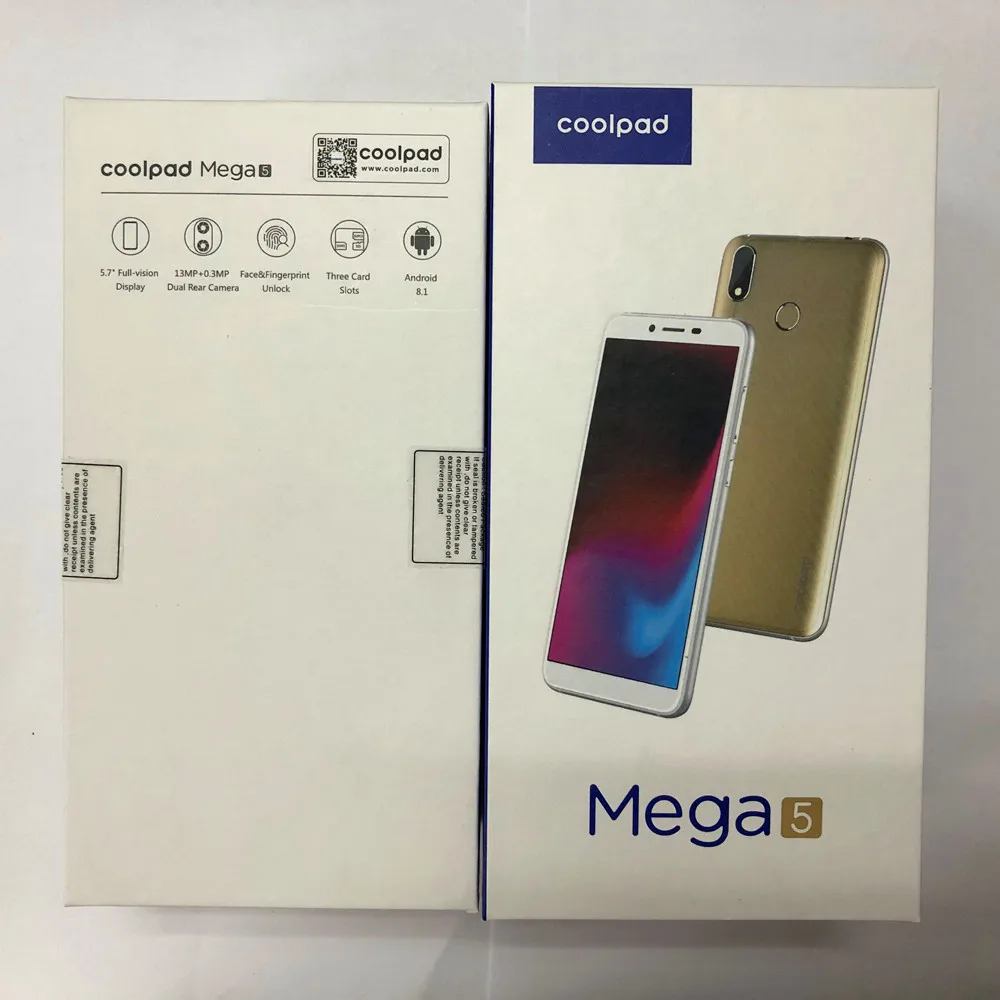 Смартфон Coolpad MEGA 5, 5,77 дюймов, 18:9, ips, 3 Гб ОЗУ, 32 Гб ПЗУ, MTK6739, разблокировка лица, отпечаток пальца, Android Oreo 8,1, 3000 мАч