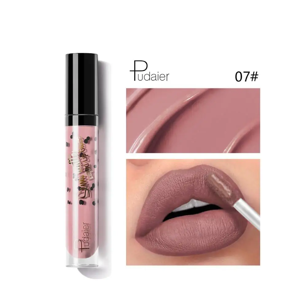 New arrival Waterproof Nude Matte Velvet Lip Gloss liquid Lipstick Balm Sexy Red stick Tint 12 Color Women Makeup Gift |