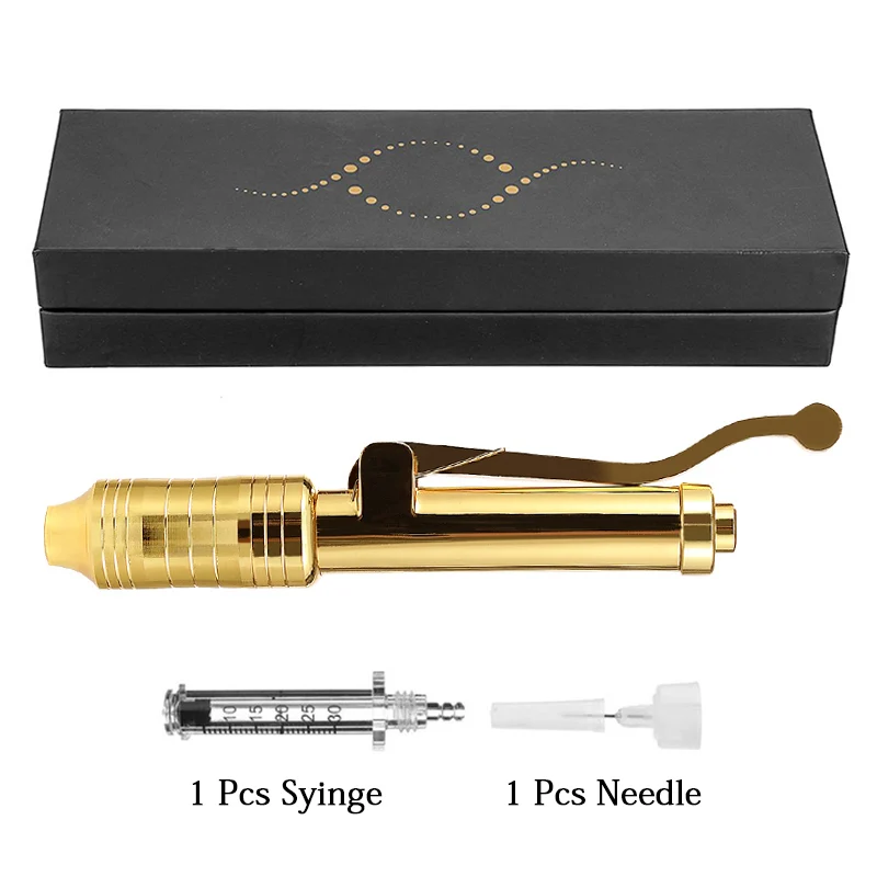 0.3 Gold pen kit1 Гиалуроновая ручка, 24k золото, пистолеты с гиалуроновой кислотой, без инъекций, гиалуроновая ручка для снятия морщин, для лифтинга, DuDu, для губ, распылитель, ручка - Цвет: 0.3 Gold pen kit1