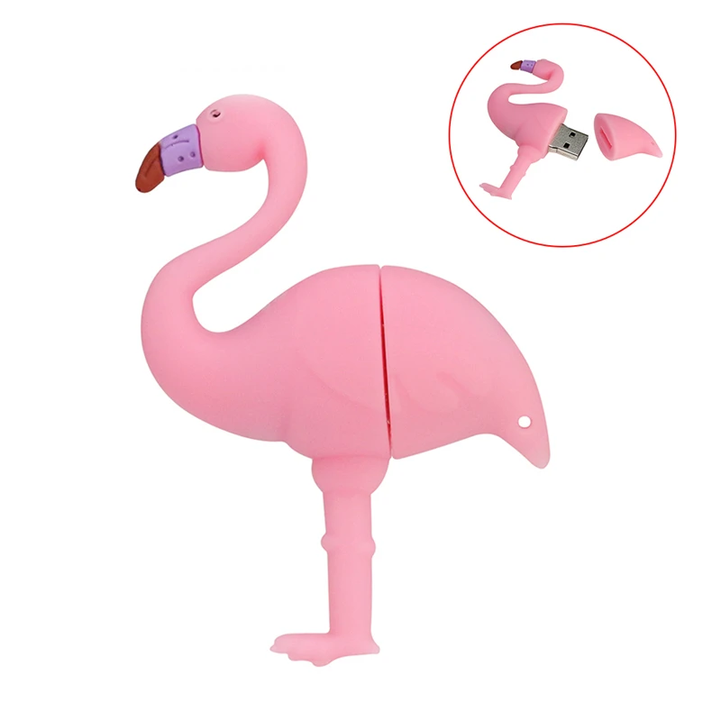 Cle USB Memory Pendrive Red Crane Симпатичный Pen Drive 8GB 16GB 32GB 64GB 128GB 256GB флэш накопитель Stick Cartoon