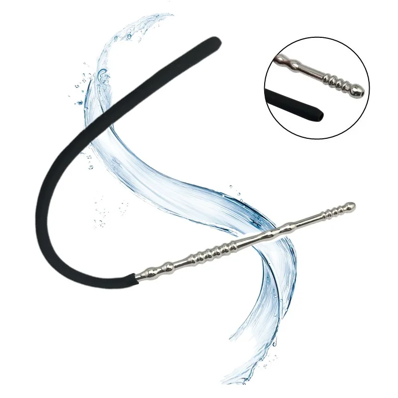 Силиконовый металлический двойной головной флуоресцентный мужской расширитель