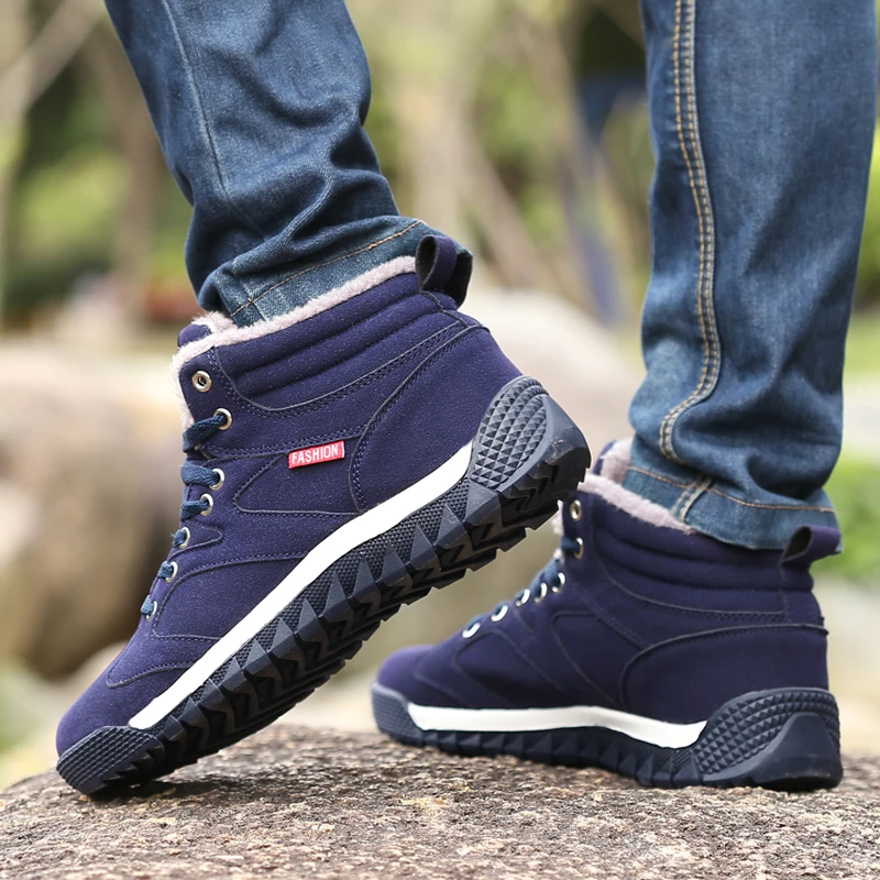 Новая высококачественная бархатная теплая походная обувь 2020 зимняя уличная