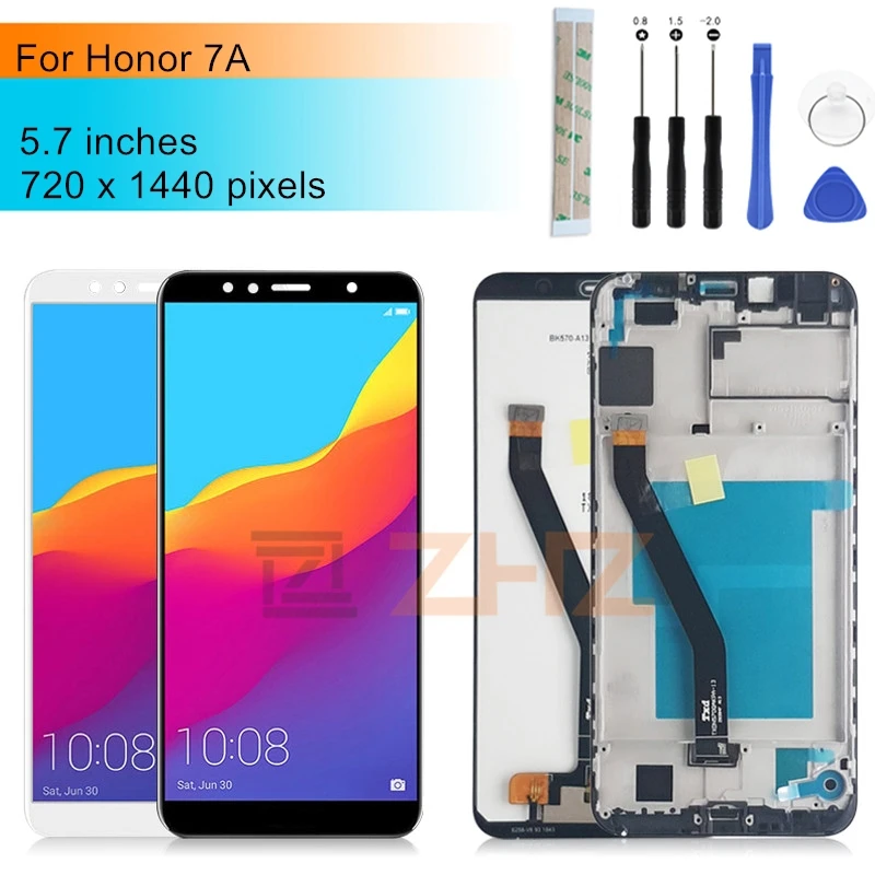 Для Huawei honor 7A Pro ЖК-дисплей с сенсорным экраном дигитайзер в сборе AUM AL00/AL20/TL00/TL20/L29/L41LCD запасные части 5,7