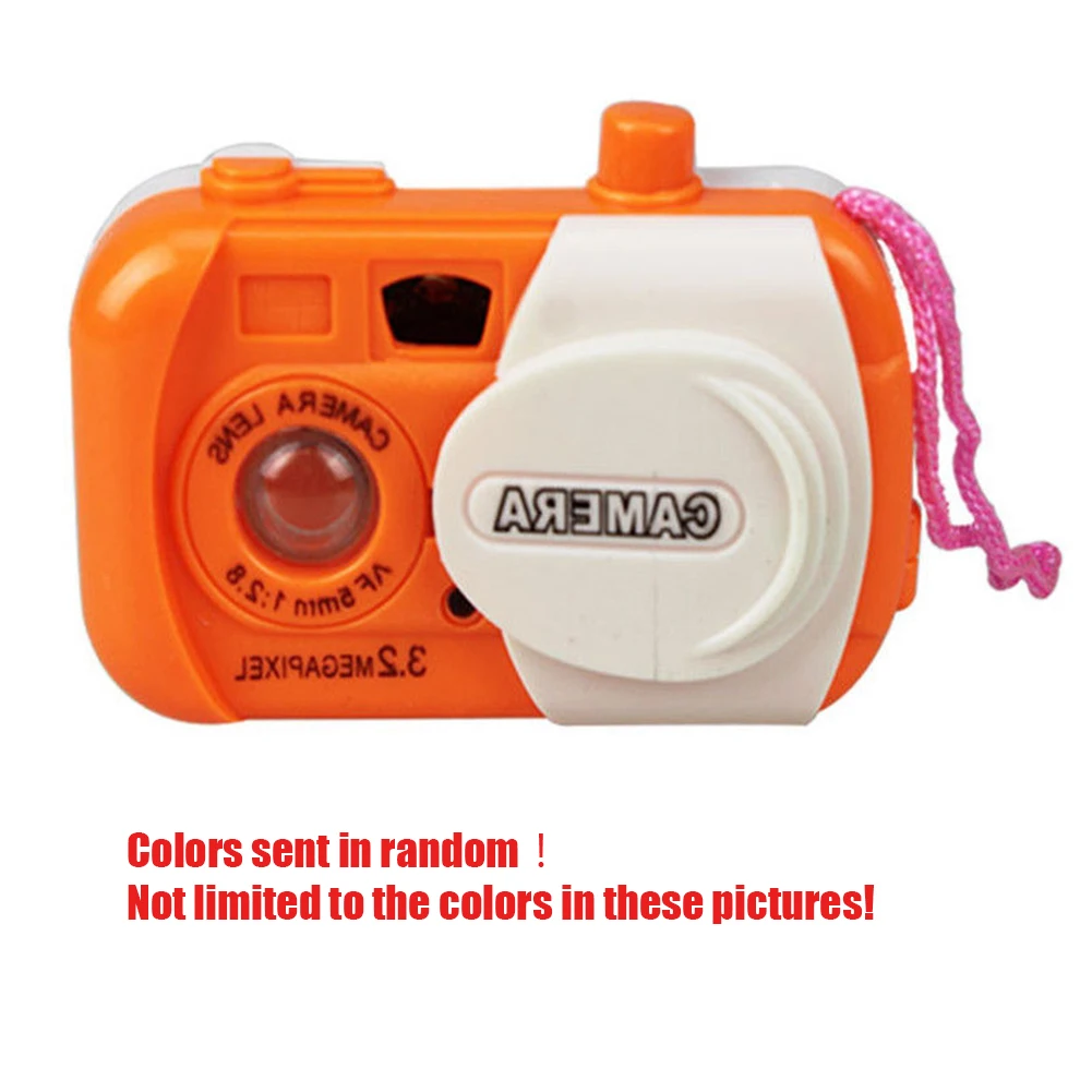 

For Kids Projection Random Color Educational Simulation Learning Study Gift Portable Plastic Cartoon Funny Toy Camera