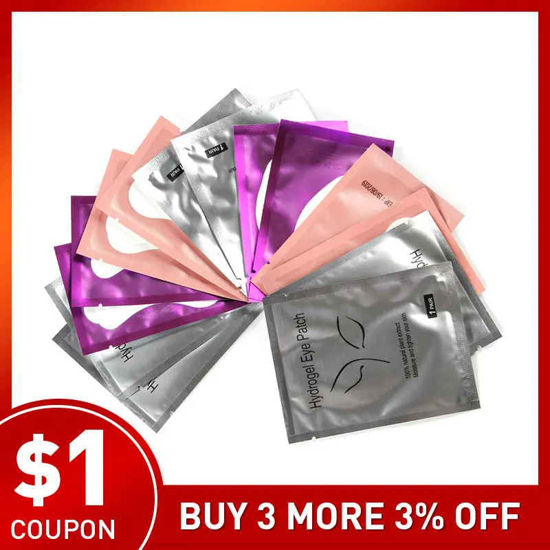 Бумажные патчи для волокно наращивание ресниц Типсы глаз инструменты