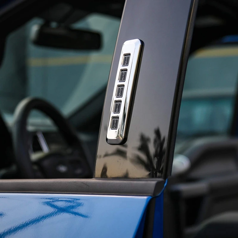 Замок двери пароль Кнопка столб пост клавиатура отделка для Ford F150 2014 2017|Наклейки