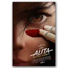 Шелковый постер Alita с изображением ангела битвы, фильм, рисунок на холсте, 30x45, 60x90 см, декоративная картина, декор для спальни