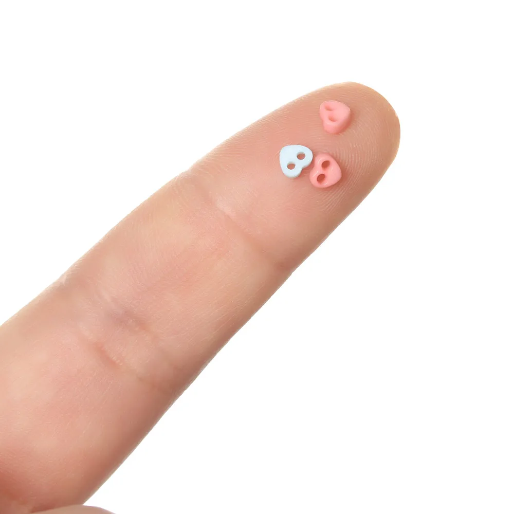 Маленькие пуговицы 4 мм для одежды кукол сделай сам пластиковые пряжки в форме