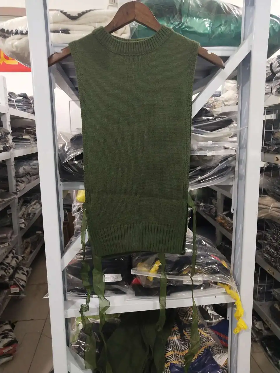 LANMREM 2020 Original Two-piece Hooded Vest Sweater Tied Bandwidth Loose Long Sleeves Outside Sweaters Women 19B-a220 | Женская одежда