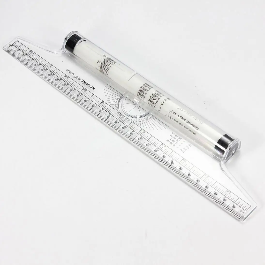 

Clear Metric Parallel Multi-purpose Drawing Rolling Ruler