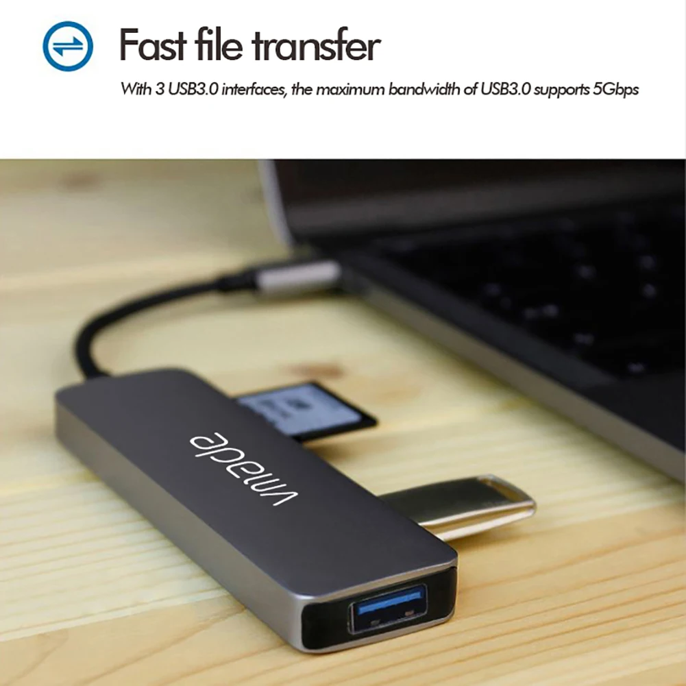 vmade cb08a тип c док станция usb c концентр