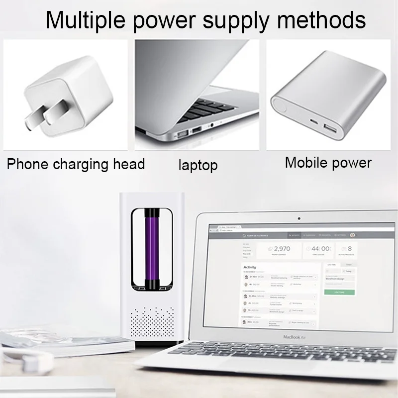 Электрическая ловушка для мух Москитная ультрафиолет убийца насекомых в