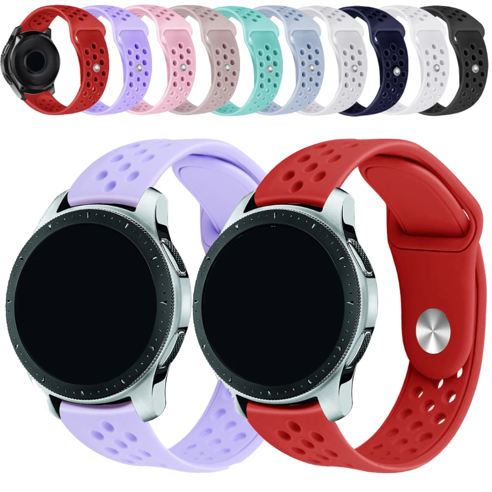 Мягкий силиконовый 22 мм Универсальный ремешок для часов samsung Live R382 Wirststrap Quick Release
