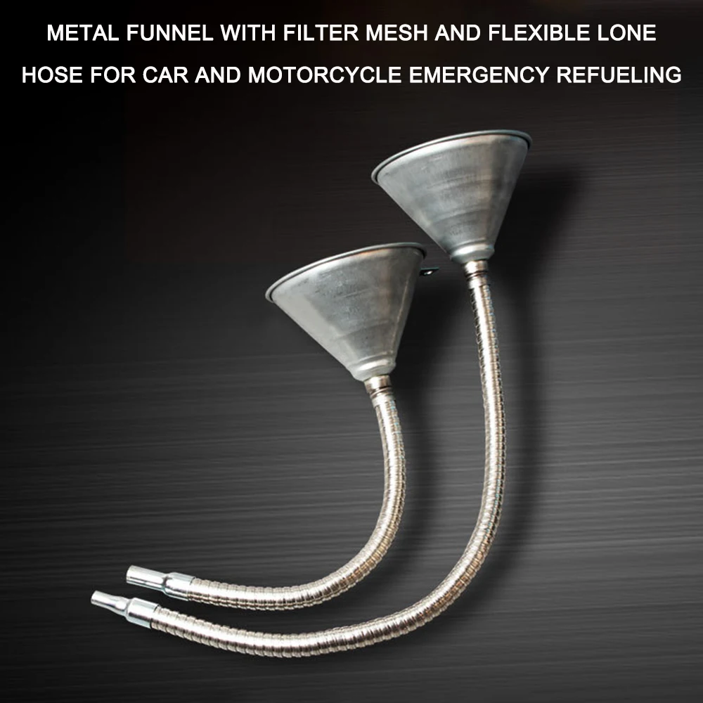Металлическая Гибкая Воронка 14 6 дюйма 24 8 длинный шланг для автомобиля грузовика