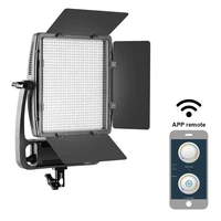 gvm s900d video studio photographic lighting led panels kit barndoor bi color 896 lamp beads for youtube shooting wireless app