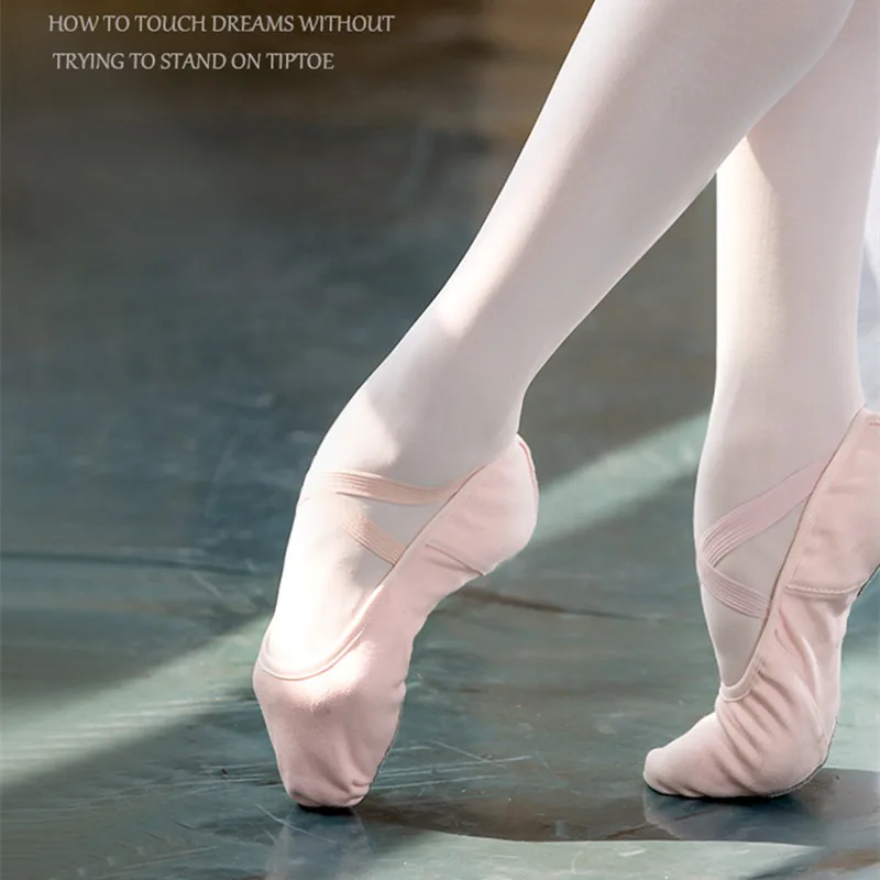Профессиональная танцевальная обувь Женские эластичные хлопковые удобные