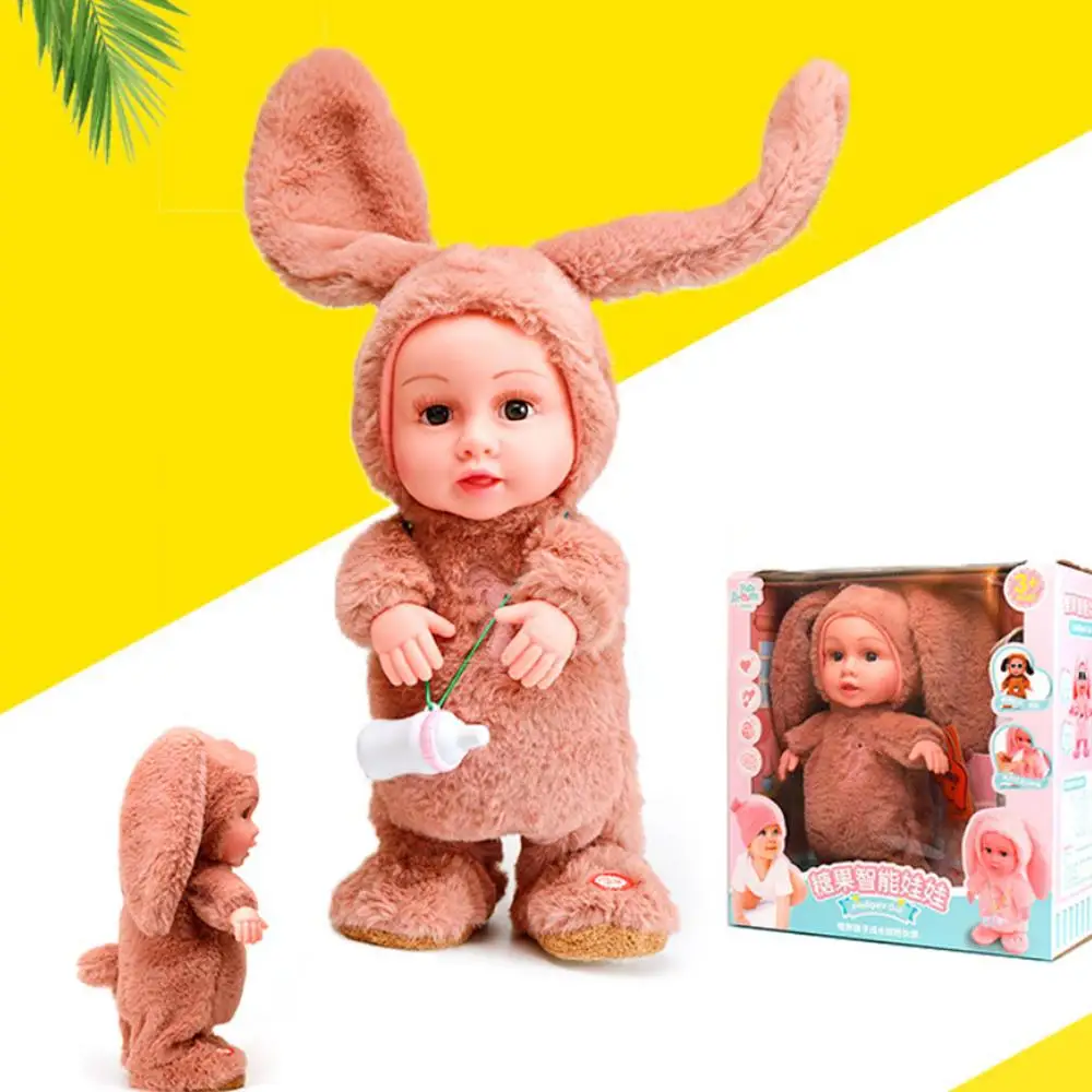 

Removable Electric Intelligent Doll Baby Fashion Plush Toy Singing Humanoid Multifunctional Doll Accompany Toys Xmas Gifts