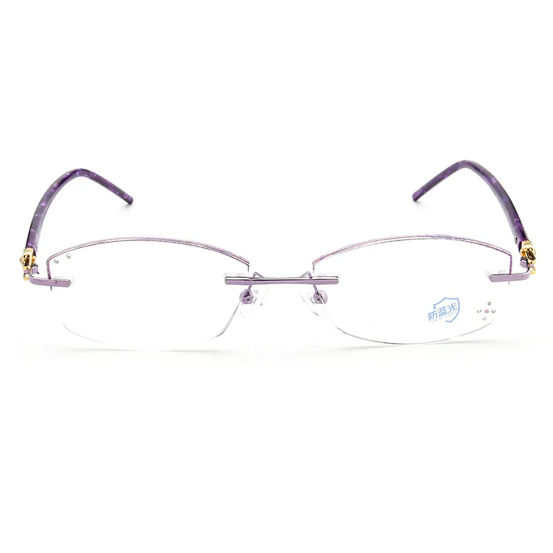 Безвинтовое женский алмазные резка стекла рамы Для женщин антибликовыми