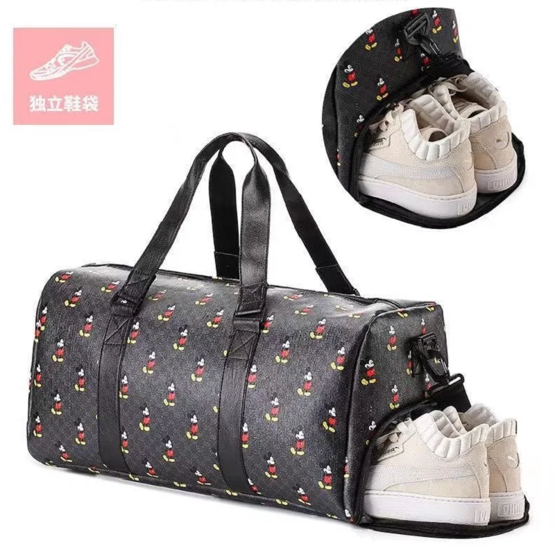 

Disney Mickey Mouse outdoor travel hiking cute bag men and women boarding bag large-capacity one-shoulder messenger bag gift
