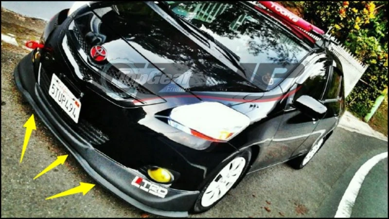 Передний бампер/спойлер для TOYOTA iQ For Scion Aston Martin Cygnet тюнинг автомобиля TG комплект