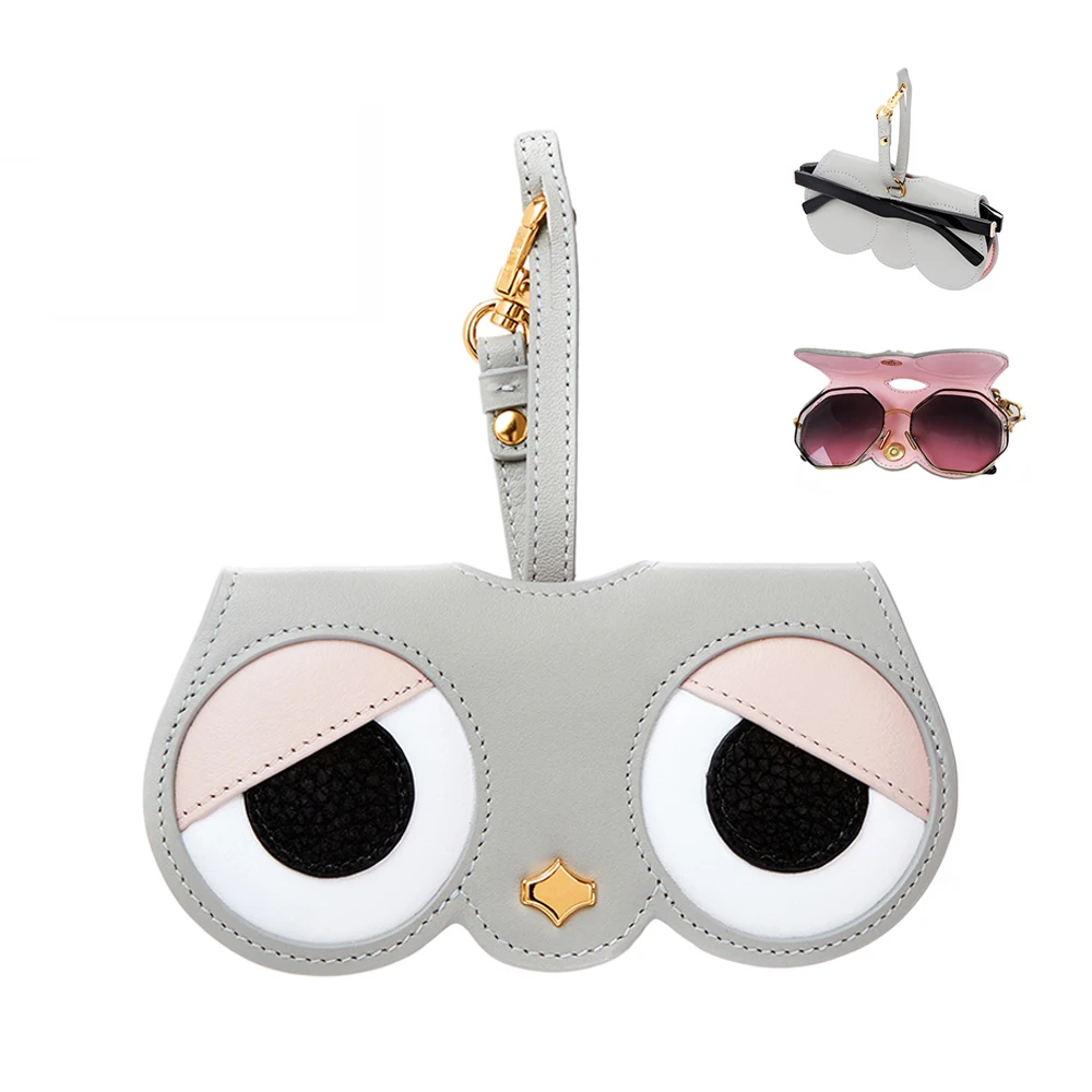 Модный Чехол для очков дропшиппинг Портативный Магнитный искусственная кожа