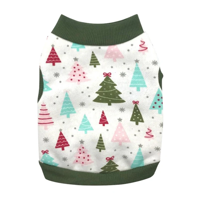 Футболка для собак Топы Нарядная одежда на Рождество карнавал флисовый костюм