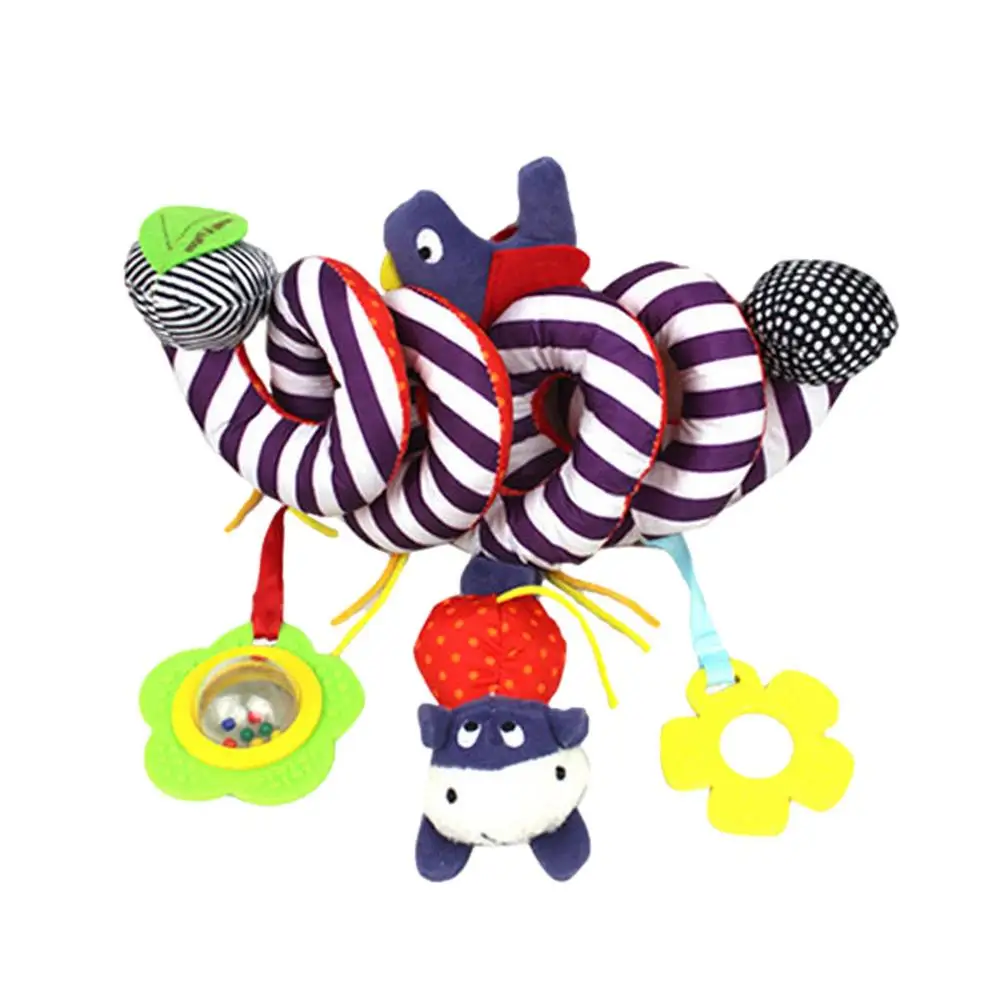 

Bed Stroller Toy Rattles Crib Car Seat Spiral Baby Toy For For Newborns Car Seat Hanging Bell Rattle Toy For Gift