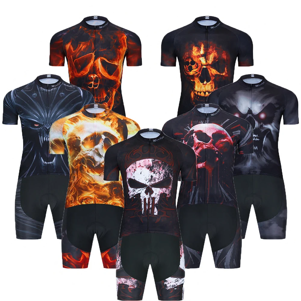 

2020 new arrival Cycling Jersey 20D Gel Bib Set MTB Bicycle Clothing Ropa Ciclismo Bike Wear Clothes Men's Short Maillot Culotte