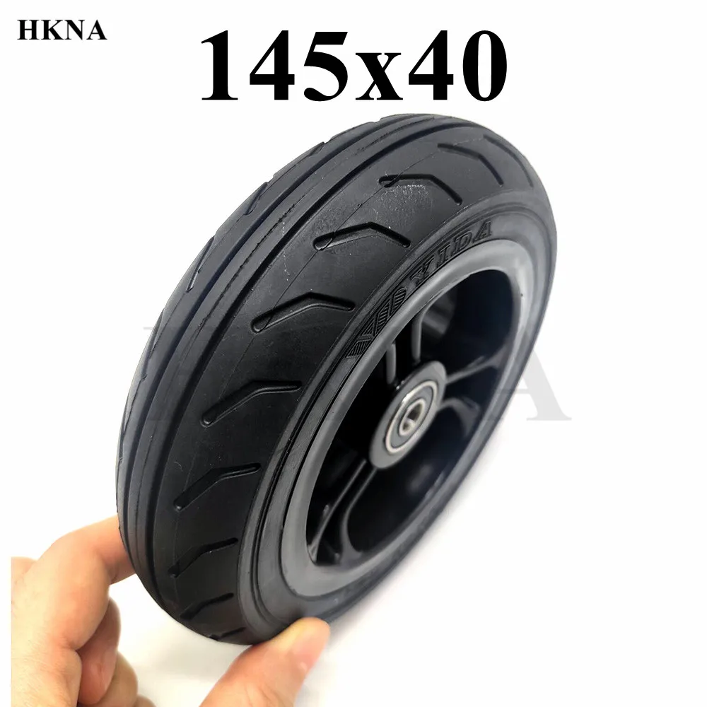 

145x40 твердые шины колеса для быстрого колеса F0,Jackhot углеродного волокна Электрический скутер 5,5 дюймов бескамерные шины с пластиковым ободом